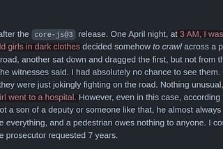 Dostoevsky meets OpenSource