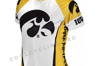 Iowa Hawkeyes Women's Cycling Jersey Collegiate Apparel - Cool Cycling Jerseys Online