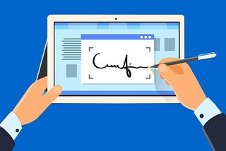 What are electronic signatures used for?