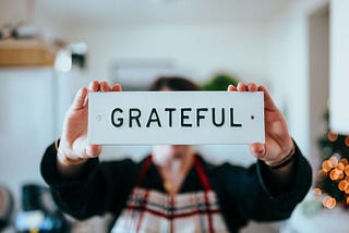 Practising Gratitude in Troubling Times