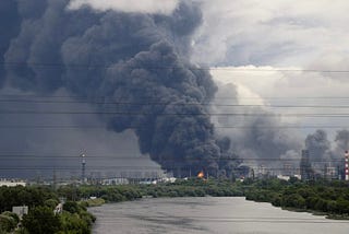 Black Rain and Burning Refineries: A Story They Really Don’t Want You to Think Too Hard About