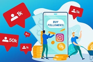 Buying followers with mobile payments.
