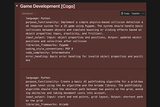 ChatGPT 🦾 Python Prompts for GAME DEVELOPMENT