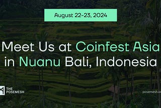 Meet Us in Bali During Coinfest Asia