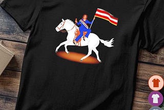 Official Miss Kamala Harris Holding Flag Riding Horse Madam President Shirt