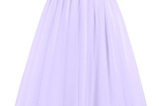 Lilac Azazie Katerina — Tulle And Charmeuse Tea Length Dress