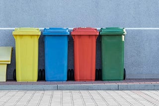 Rotating Rubbish Bins