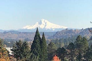 The Same View of Mt. Hood