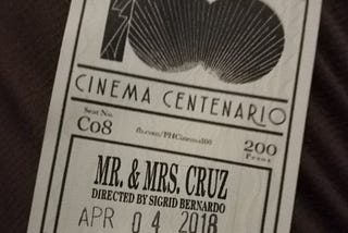 Cinema Centenario: Pinoy Indie Films at 95 Maginhawa