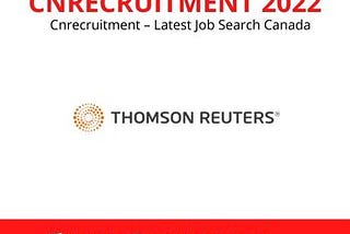 Thomson Reuters Customer Success Consultant Jobs in Toronto Apply Now