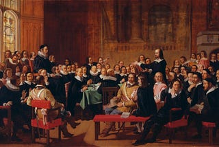 Os Membros da Assembleia de Westminster e os Comissários Escoceses.