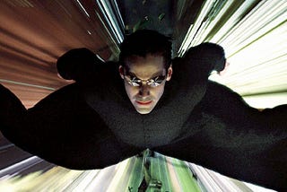 The Matrix | Fly, Neo. Fly! | AllStar Picture Library / Alamy