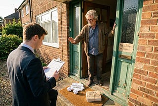 The Line I’m Drawing at My Front Door