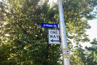 Hope Street ~ One Way ~ Melbourne, Australia ~ taken on a trip in 2011