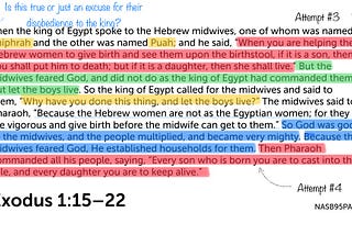 The Good, the Bad, and the Ugly Deeds in Exodus 1