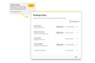 Introducing “My Network:” An Exciting Way To Manage Creators on Storyhunter