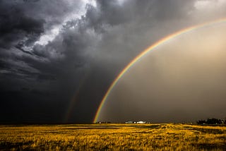 With rain comes the rainbow, and there’s always a pot of gold at the end…