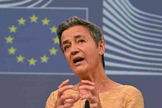 EU’s Vestager Scores Major Wins Against Apple and Google