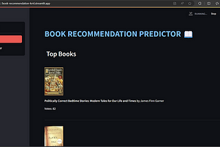 Book Recommender System Using ML