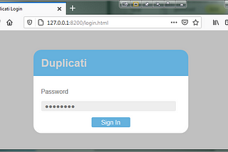 Duplicati: Bypassing Login Authentication With Server-passphrase