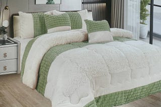 Seven (7) Pcs Comforter Set