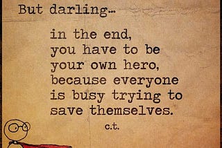 Learning the art of being selfish — when it’s called for!