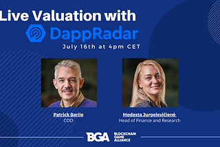 Live Valuation with DappRadar