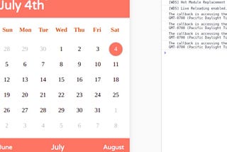 Creating a React Calendar Component: Part 4
