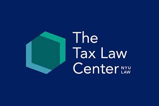 Tax Law Center logo with a dark blue background