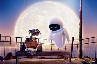 Two robots are talking about with each other