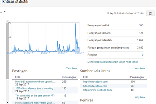 How did i receive 250 traffic hits to one single blog article