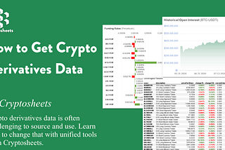 How To Get Crypto Derivatives Data