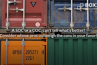 What is the difference between SOC and COC? | BOXXPORT