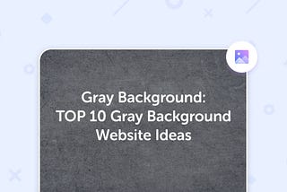 grey background website