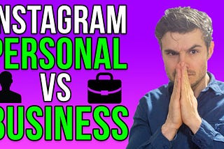 The Pros and Cons of Instagram Personal vs Business Profile (2019) — Marketing Consulting for Small…