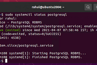 How to Install PostgreSQL in Ubuntu 20.04 on Multipass Instance