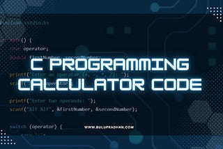 C Programming Calculator Project