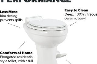 What areThe Best Gravity Flush RV Replacement Toilets