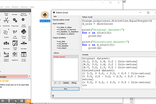 Data Preprocessing with Orange Tool