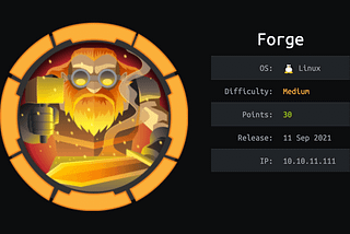 HackTheBox — Forge