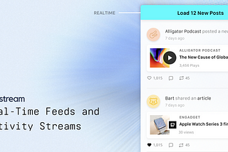 Activity Streams and News Feeds for Real-Time Use Cases