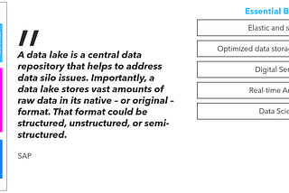 Data Architecture with SAP — Data Lake