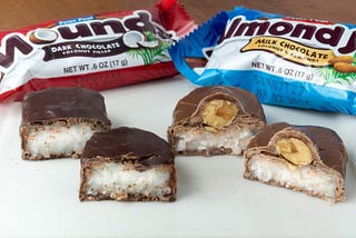What The … Almond Joys Have Nuts, Mounds Don’t