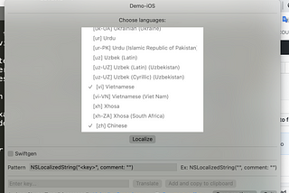 Localize your iOS/macOS quickly with Localization Helper, powered by Google Translate