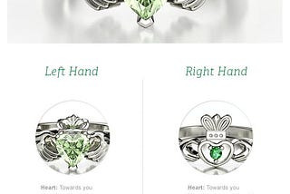 Single? Taken? What your Claddagh ring secretly says about you