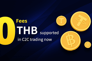 Announcement about supporting THB in the OTC trading section