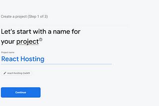 How to Deploy React project on Firebase?