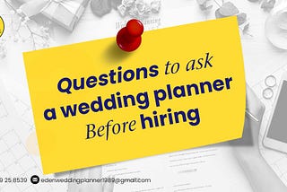 Top Questions to Ask Wedding Planner Before Hiring in 2024