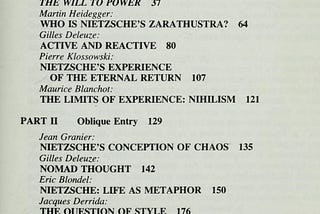 Overman and Eternal Return in “The New Nietzsche:” Deconstructive Styles of Heidegger, Deleuze, and…