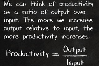 Productivity improvement through technology/AI and eventual labour market impact